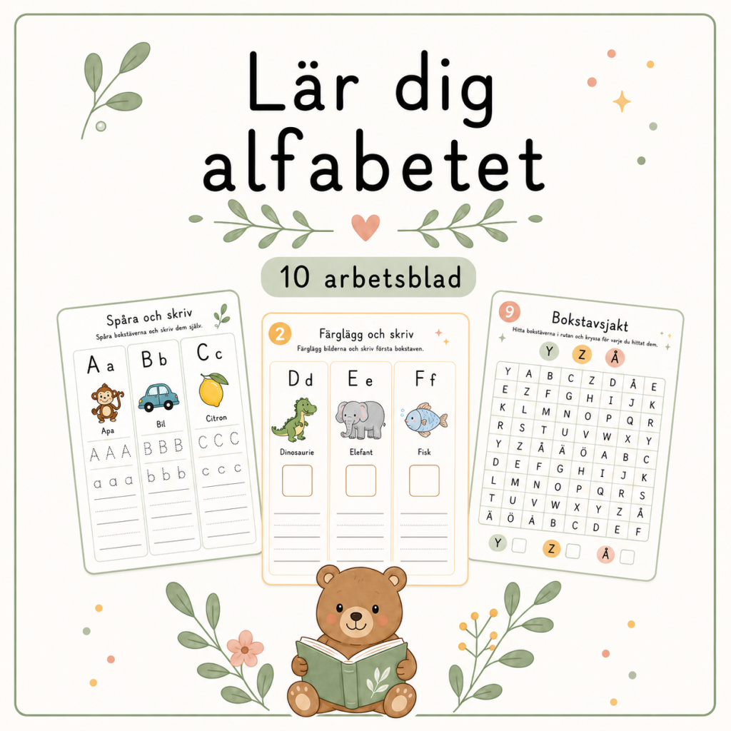 Alfabetet – Arbetshäfte