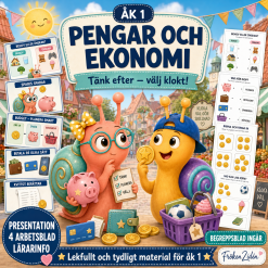 🐌 PENGAR OCH EKONOMI – ÅK 1 💰