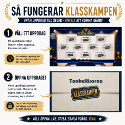 Klasskampen 1 – Interaktivt spel för gemenskap, tävling och roliga utmaningar i din klass!