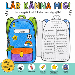 Lära känna mig - Min ryggsäck