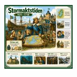 Tidslinje: Stenåldern till 1900-talet