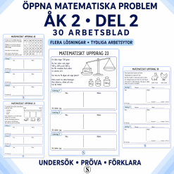 Öppna matematiska problem – Åk 2, del 2