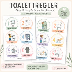 Toalettregler bildstöd
