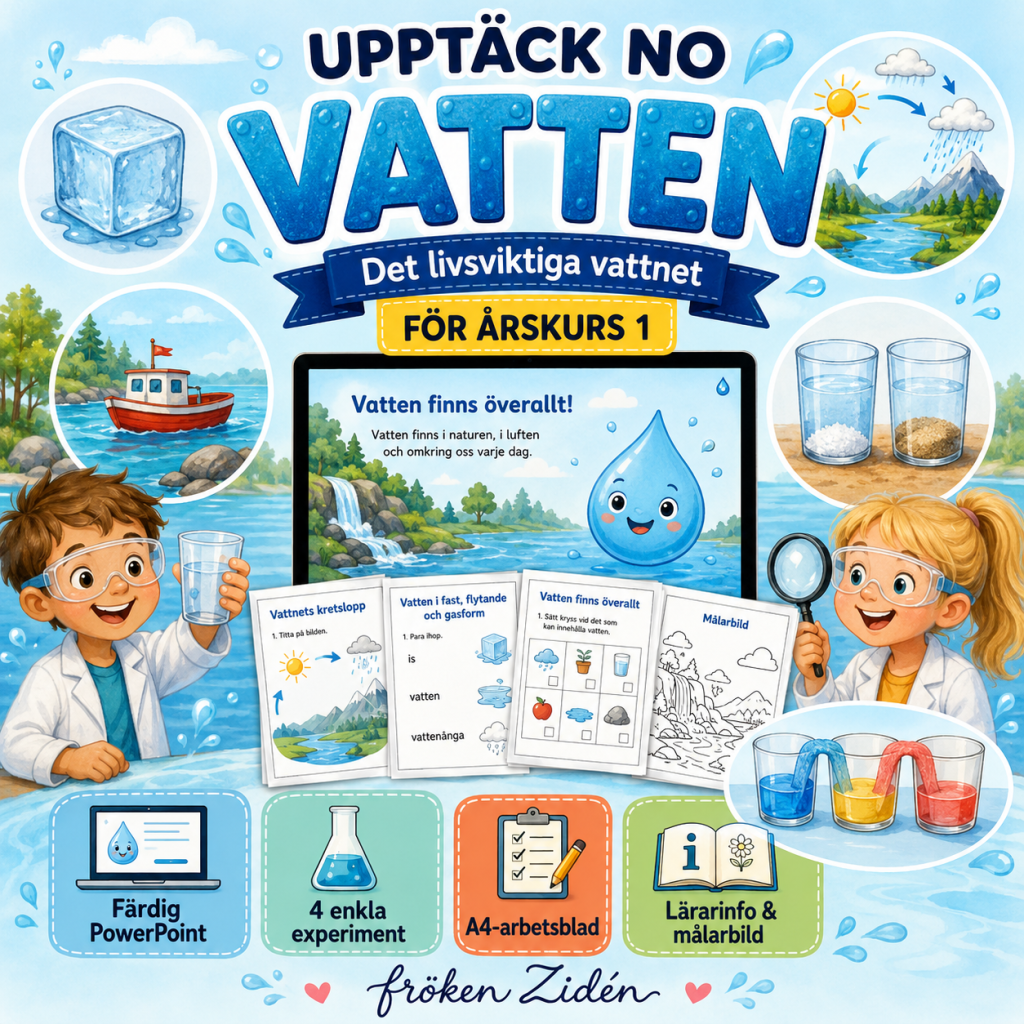 💧 Upptäck NO – Vatten