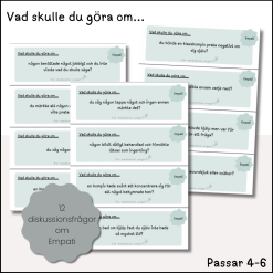 Diskussionsfrågor för mellanstadiet – Empati och omtanke