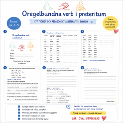 Oregelbundna verb preteritum, perfekt