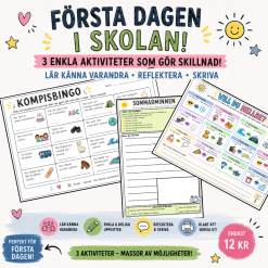 Första dagen tillsammans – 3 aktiviteter