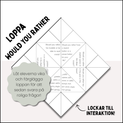 Vik din egna loppa - Would you rather...?