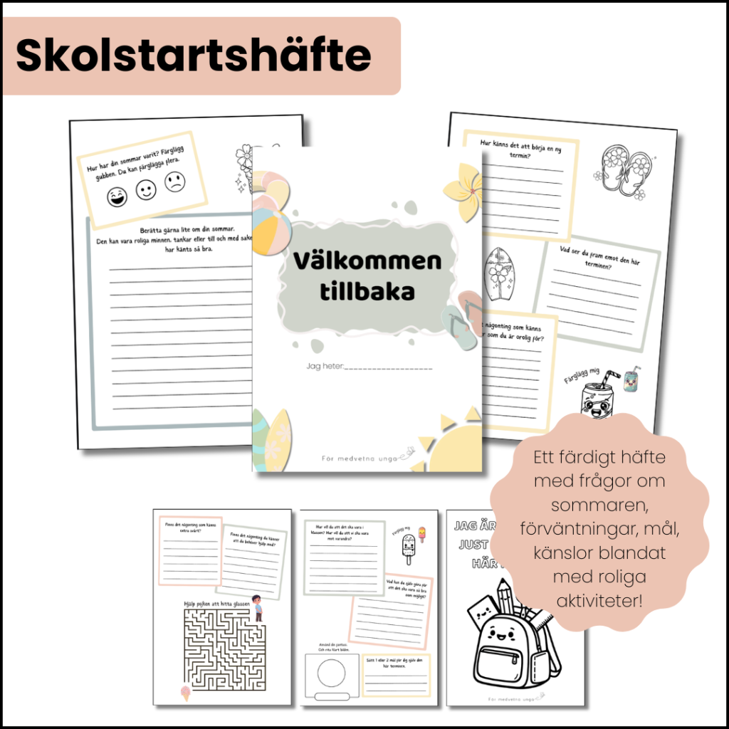 Skolstartshäftet – En trygg och rolig start på läsåret