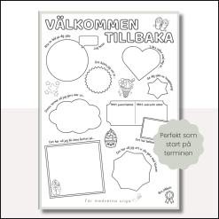 Välkommen tillbaka!