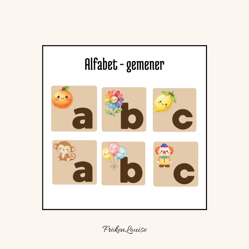Alfabet gemener