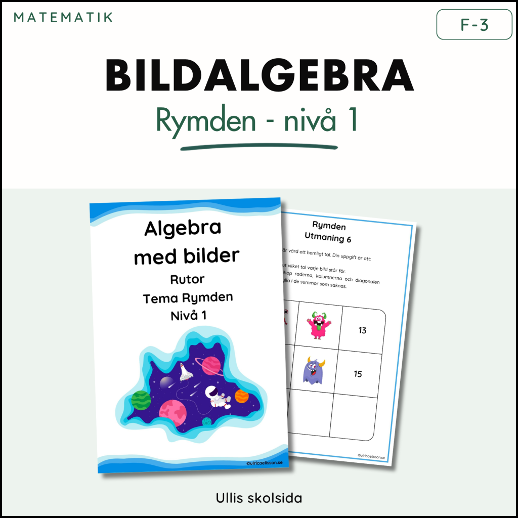 Bildalgebra – Rymden nivå 1