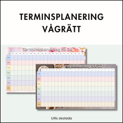Mall för terminsplanering 26/27 – redigerbar
