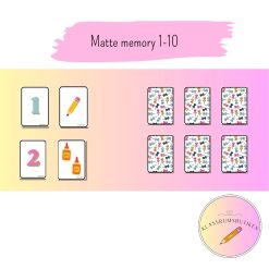 Memory spel - Matte