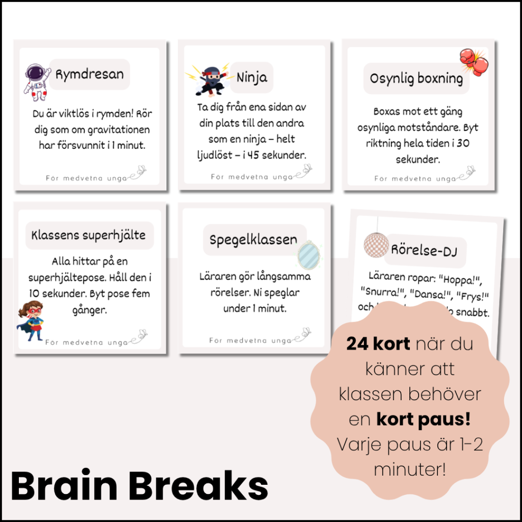 Brain Breaks – 24 roliga rörelsepauser för hela klassen!