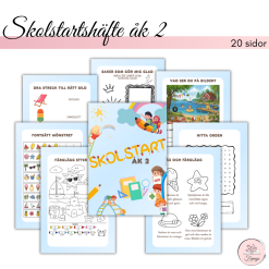 Skolstartshäfte för åk 2