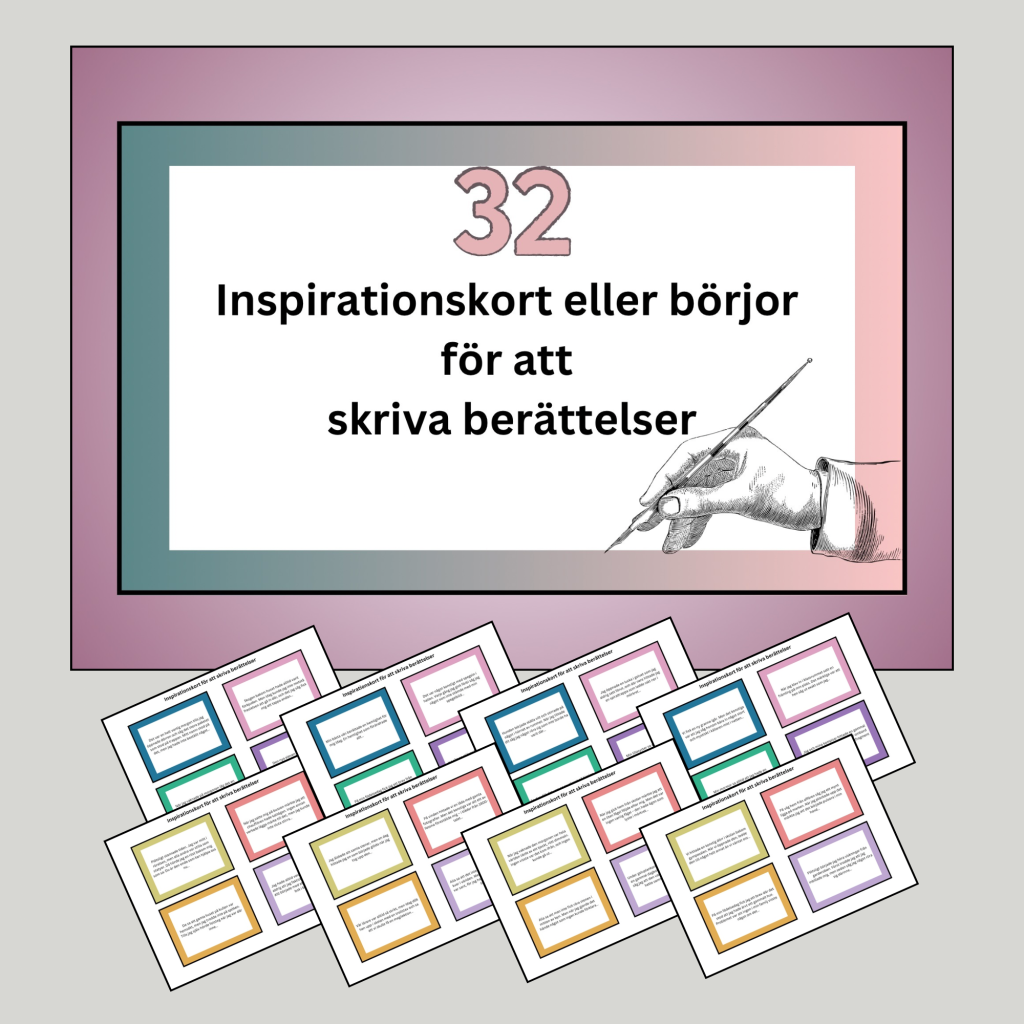 Berättelsekort för inspiration eller börjor