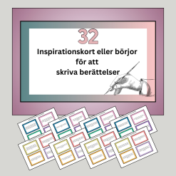 Berättelsekort för inspiration eller börjor