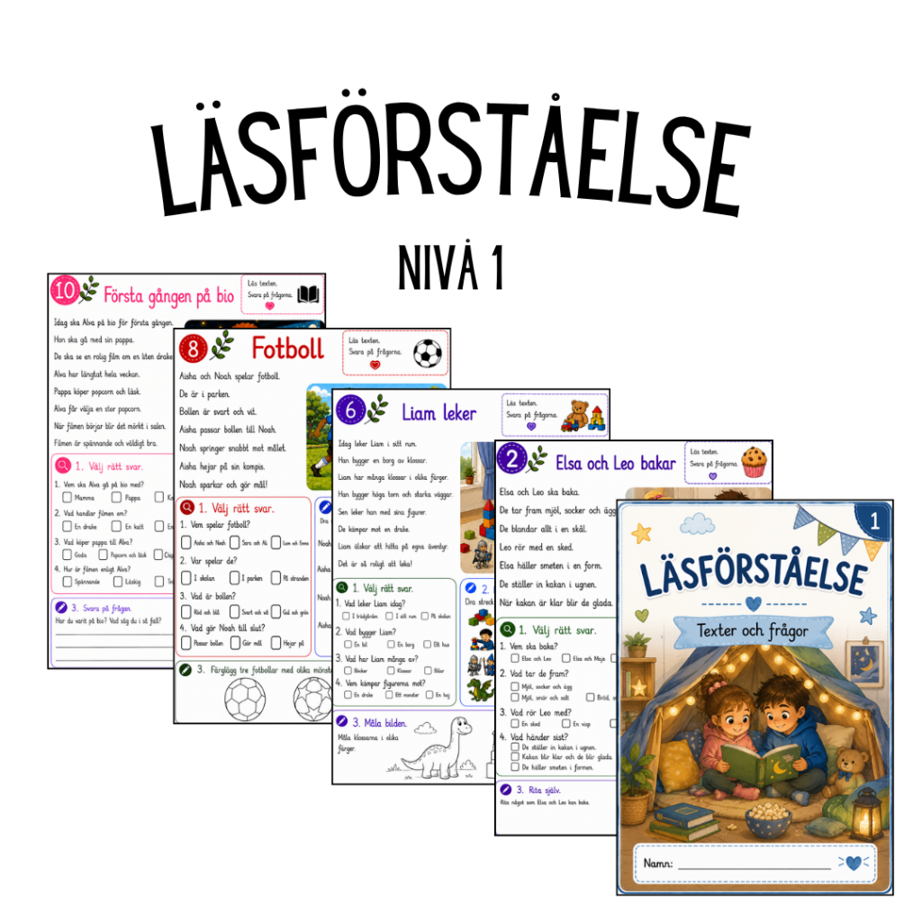 Läsförståelse – Nivå 1