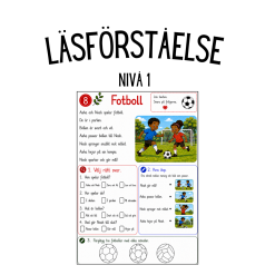 Läsförståelse - Nivå 1