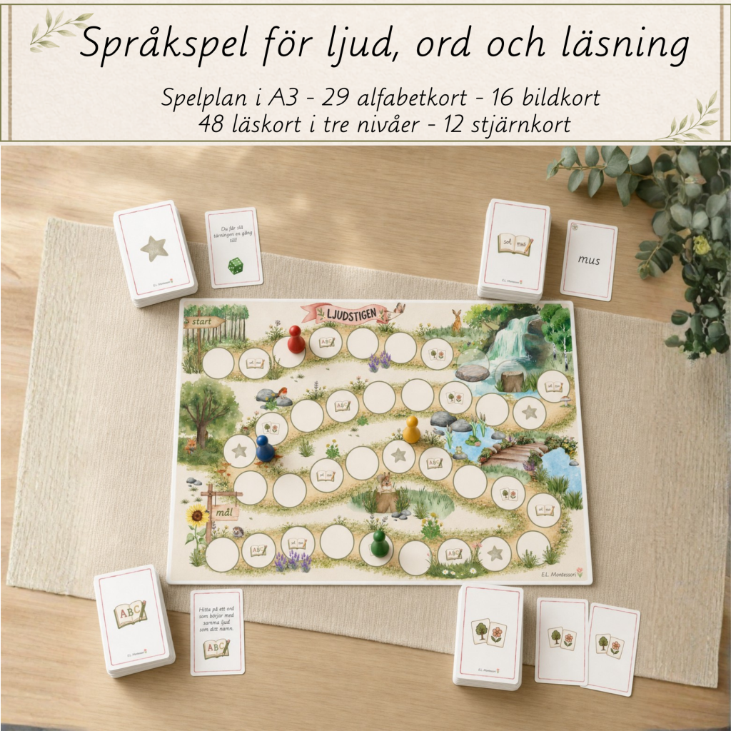 Ljudstigen – språkspel för ljud, ord och läsning