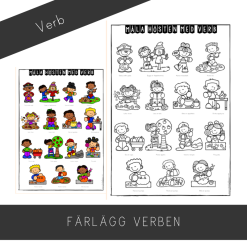 Måla verb