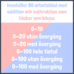 DOUBLE PACK – 80 mini matteremsor addition+subtraktion