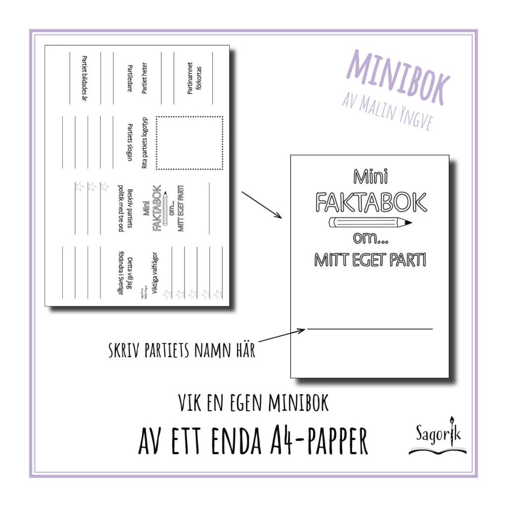 Minifaktabok om mitt eget parti (Politik, val och demokrati)
