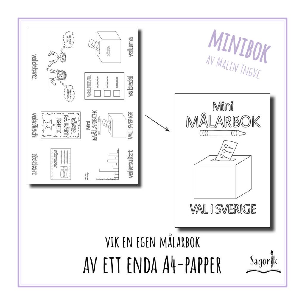 Minimålarbok Val i Sverige (Politik, val och demokrati)