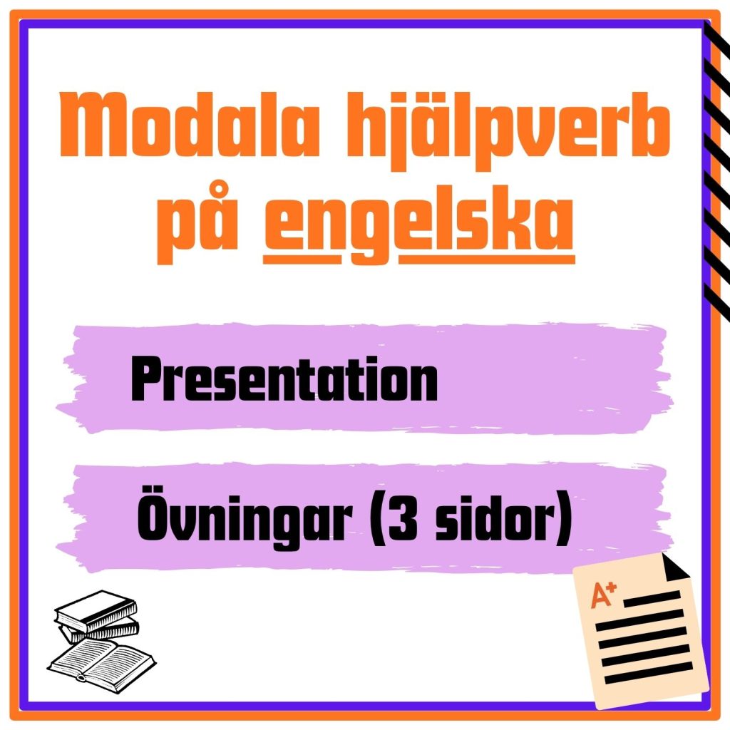 Modala verb på engelska – Presentation + övningar