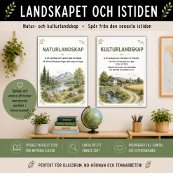 Affischer om naturlandskap och kulturlandskap