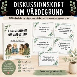 Diskussionskort om värdegrund för åk 4–6