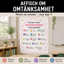 Hur kan vi vara omtänksamma mot varandra?