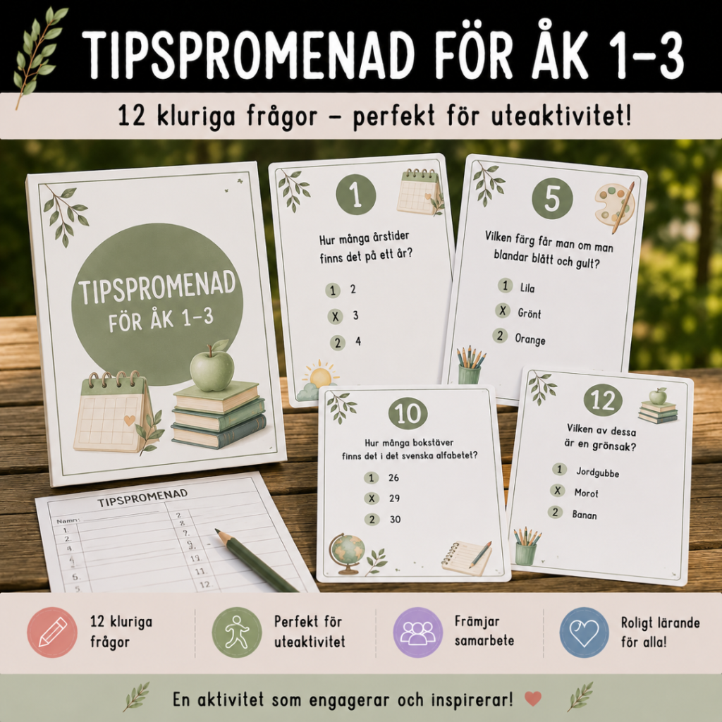 Tipspromenad för åk 1–3