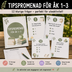 Tipspromenad för åk 1–3