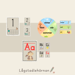 Komplett bildstöd – Alfabet, siffror & årshjul