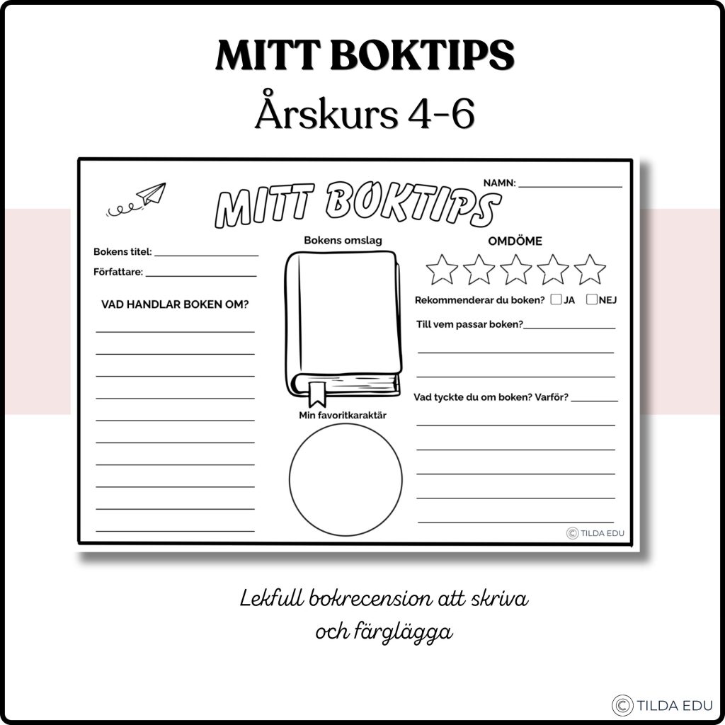 Bokrecension – Mitt boktips