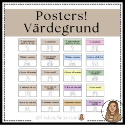 POSTERS - värdegrund - hur är vi mot varandra?
