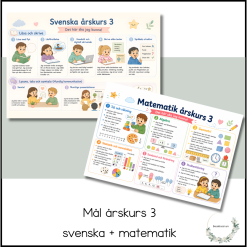 Mål årskurs 3 - matematik och svenska