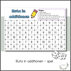 Ruta in additionen - spel