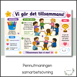 Samarbetsövning - pennutmaningen