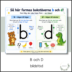 Forma b och d - bildstöd
