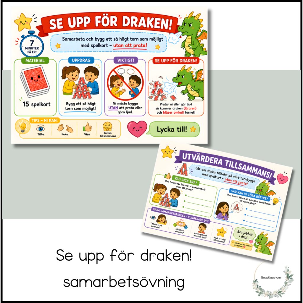 Samarbetsövning – se upp för draken