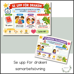 Samarbetsövning - se upp för draken