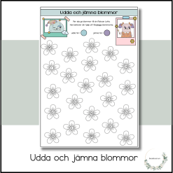 Udda och jämna blommor
