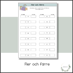 Fler och färre