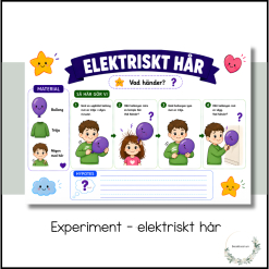 Experiment - elektriskt hår