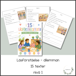 Läsförståelse - dilemman nivå 1
