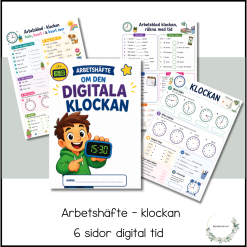 Digitala klockan - arbetshäfte
