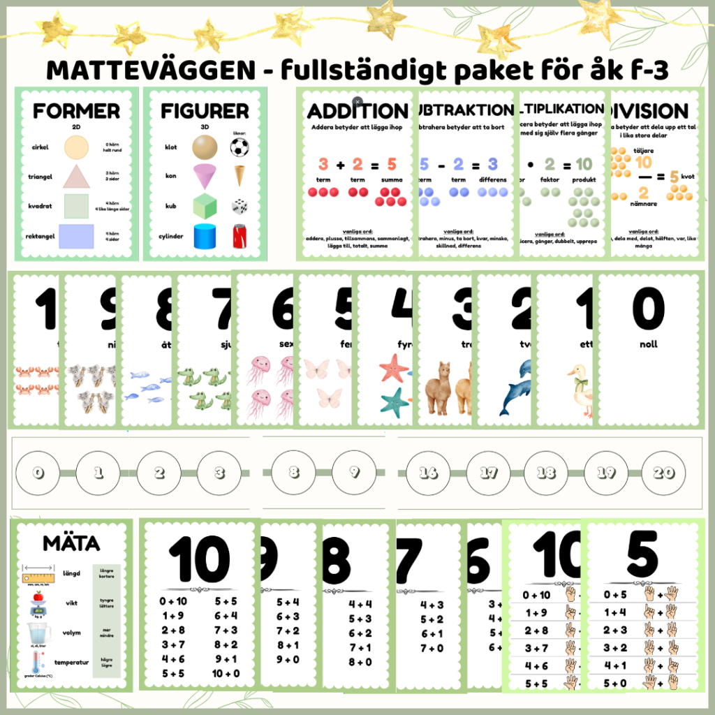 MATTEVÄGGEN – fullständigt f-3